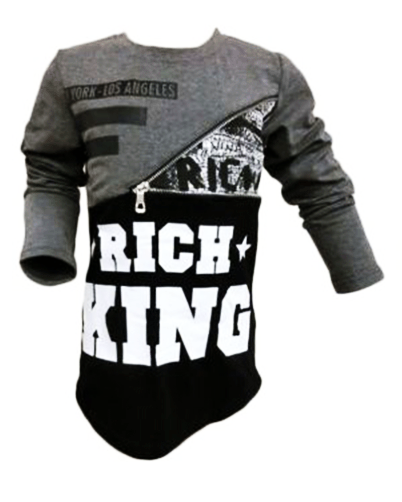 Squared and Cubed Longsleeve RICH KING grijs