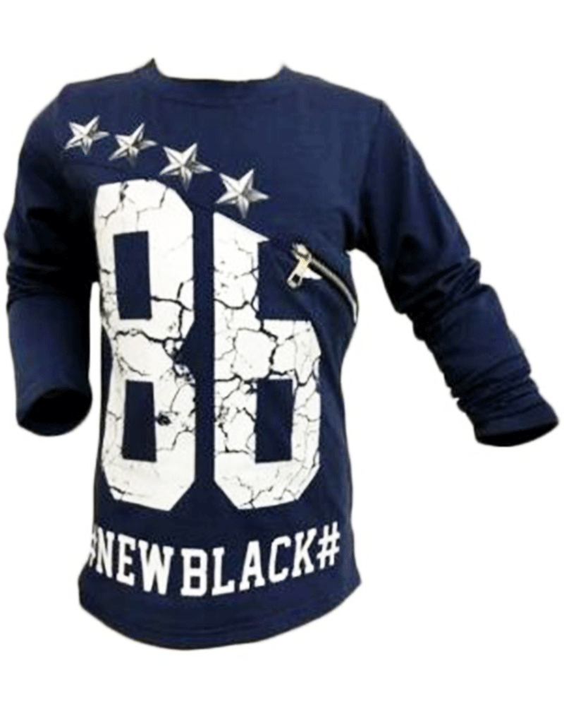 Squared and Cubed Longsleeve STARS 86 blauw