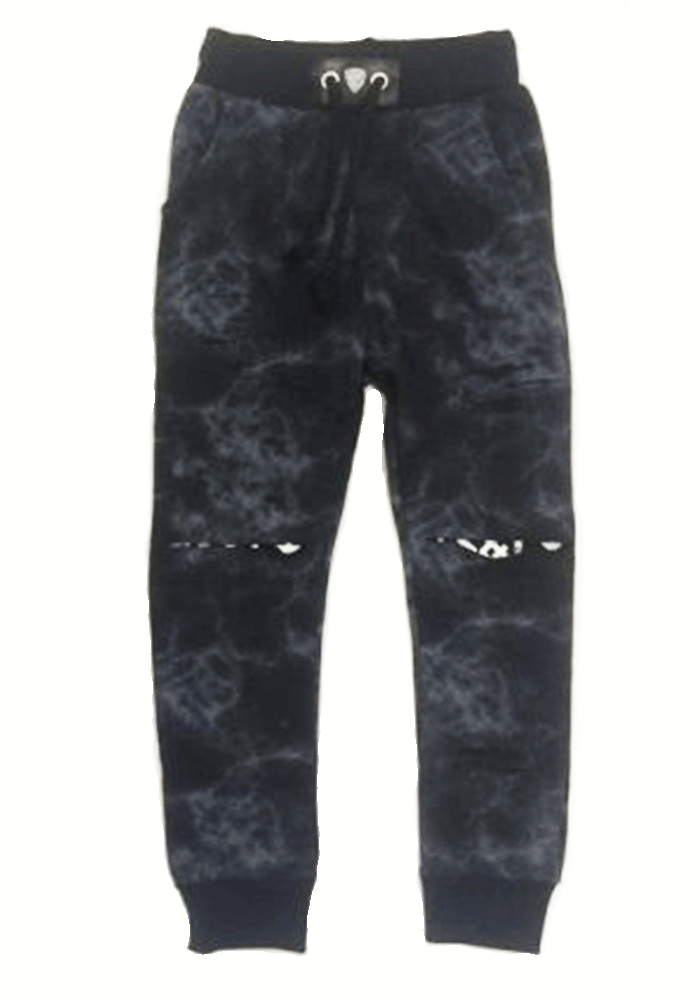 Squared and Cubed Sweatpants TIE DYE zwart