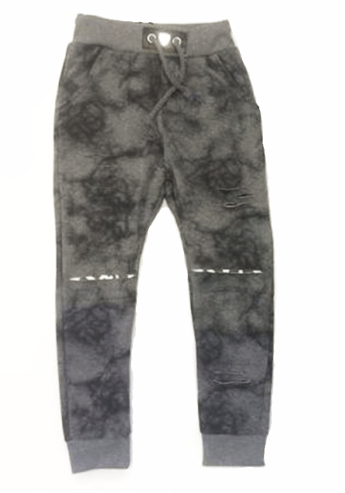 Squared and Cubed Sweatpants TIE DYE grijs